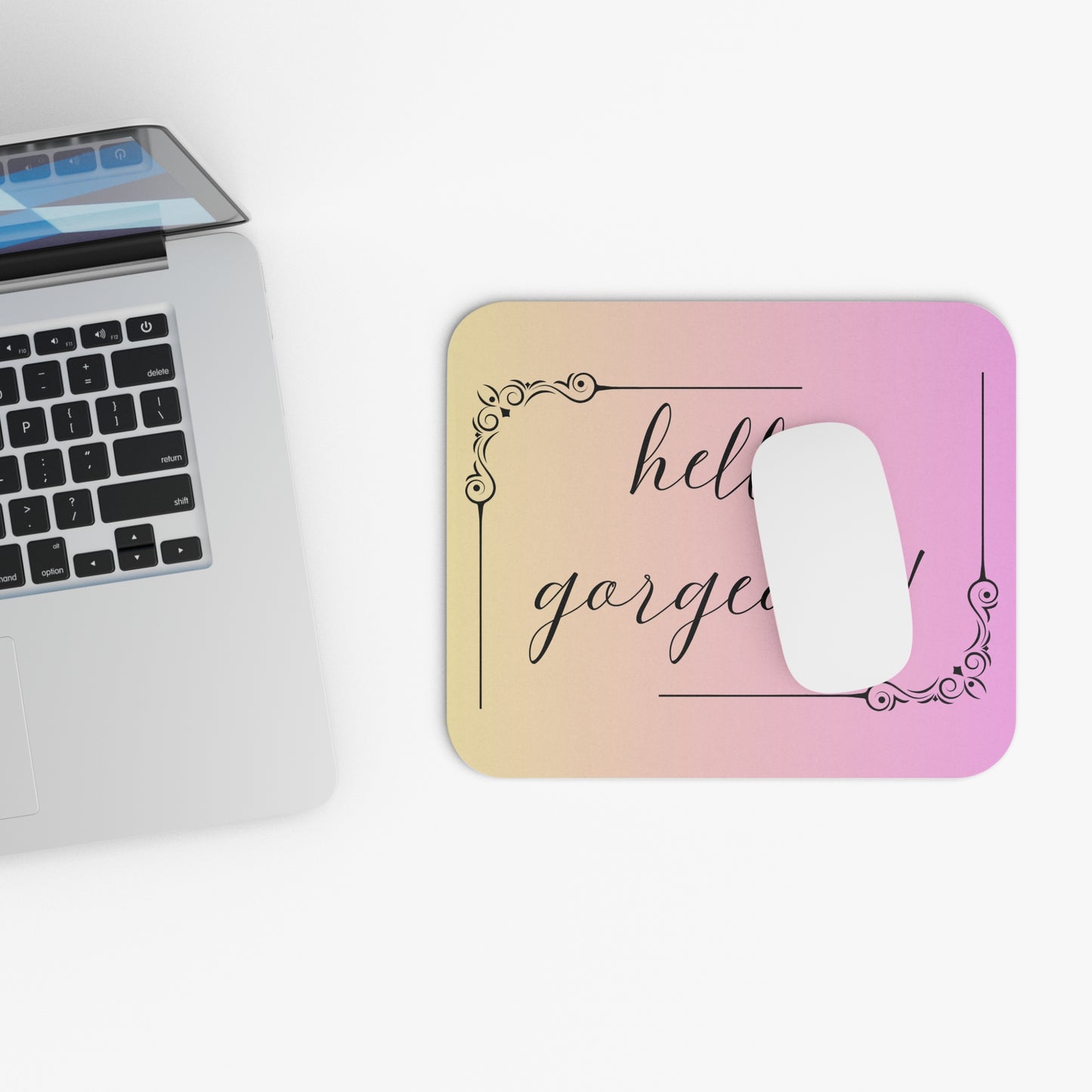 Hello Gorgeous Mouse Pad (Rectangle)