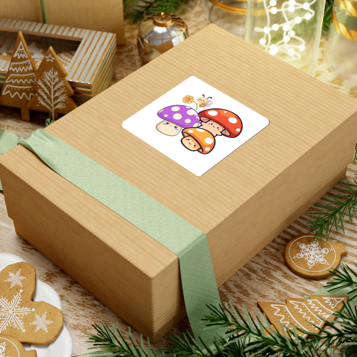Cute Mushroom Kiss-Cut Stickers | Whimsical Nature Designs for Kids & Adults