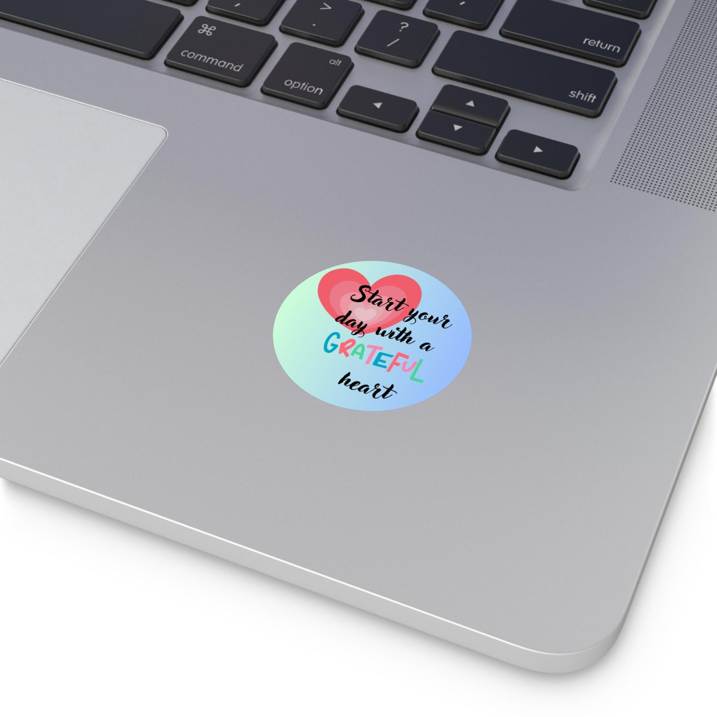 Grateful Heart Vinyl Stickers, Inspirational Stickers, Cute Gift Ideas, Daily Motivation, Planner Accessories