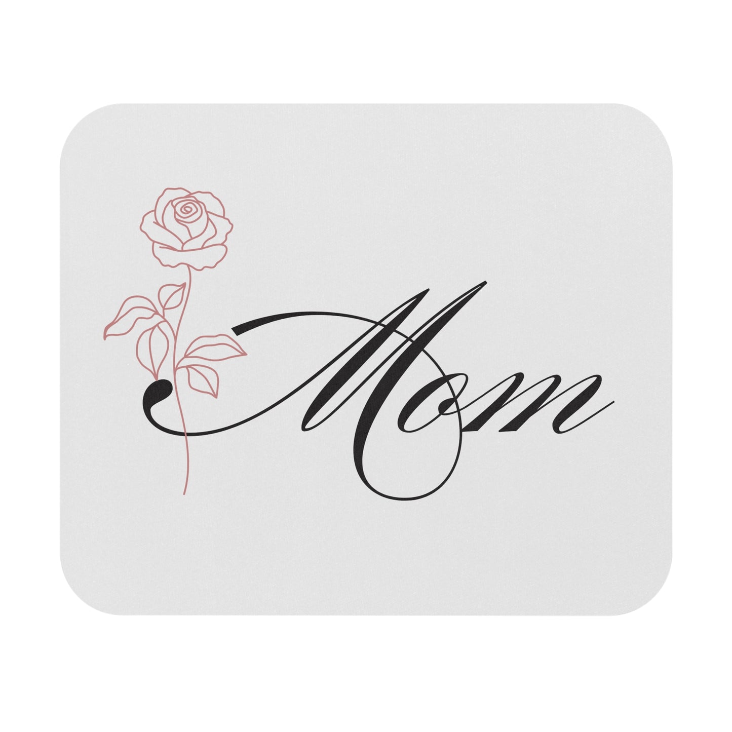 Mom/Rose Mouse Pad (Rectangle)