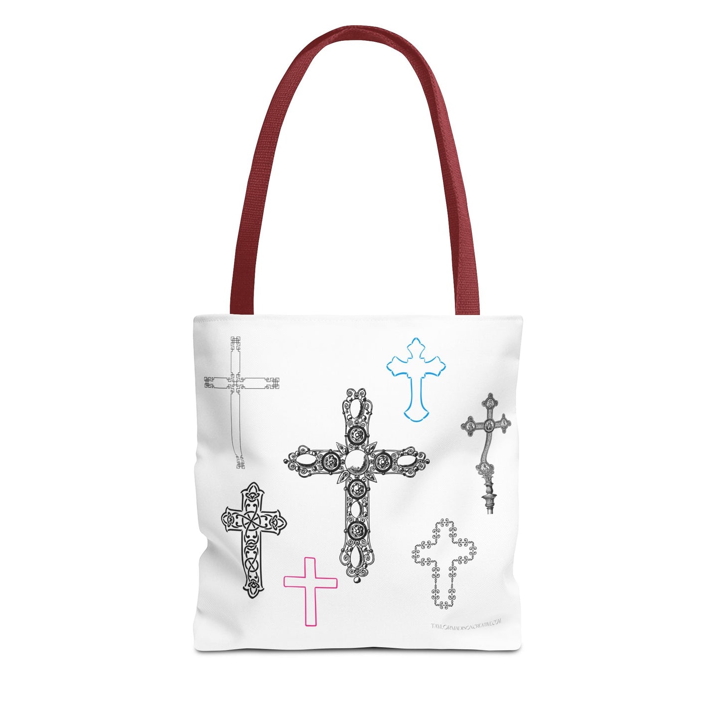 Crosses Design Tote Bag for Everyday Use