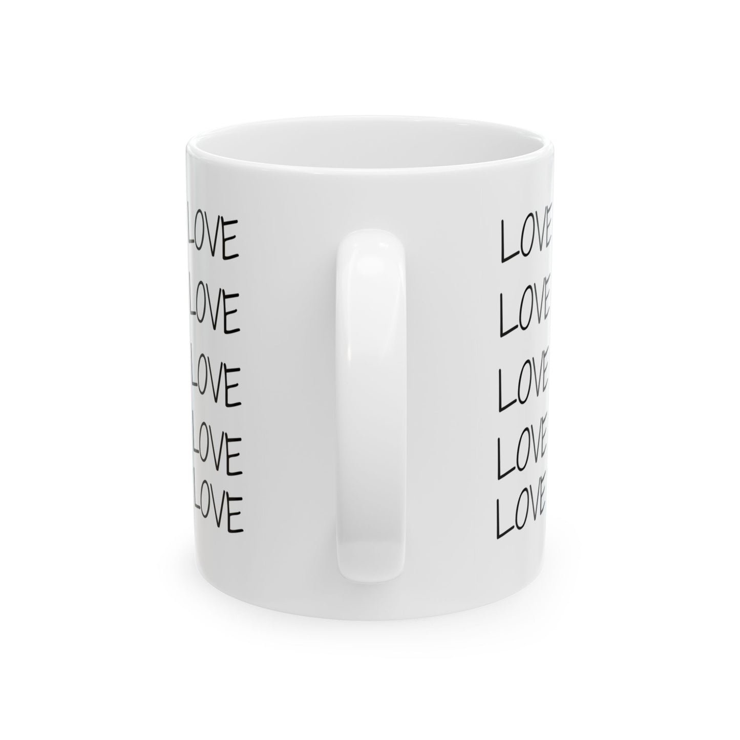 Love Themed Ceramic Mug - 11oz