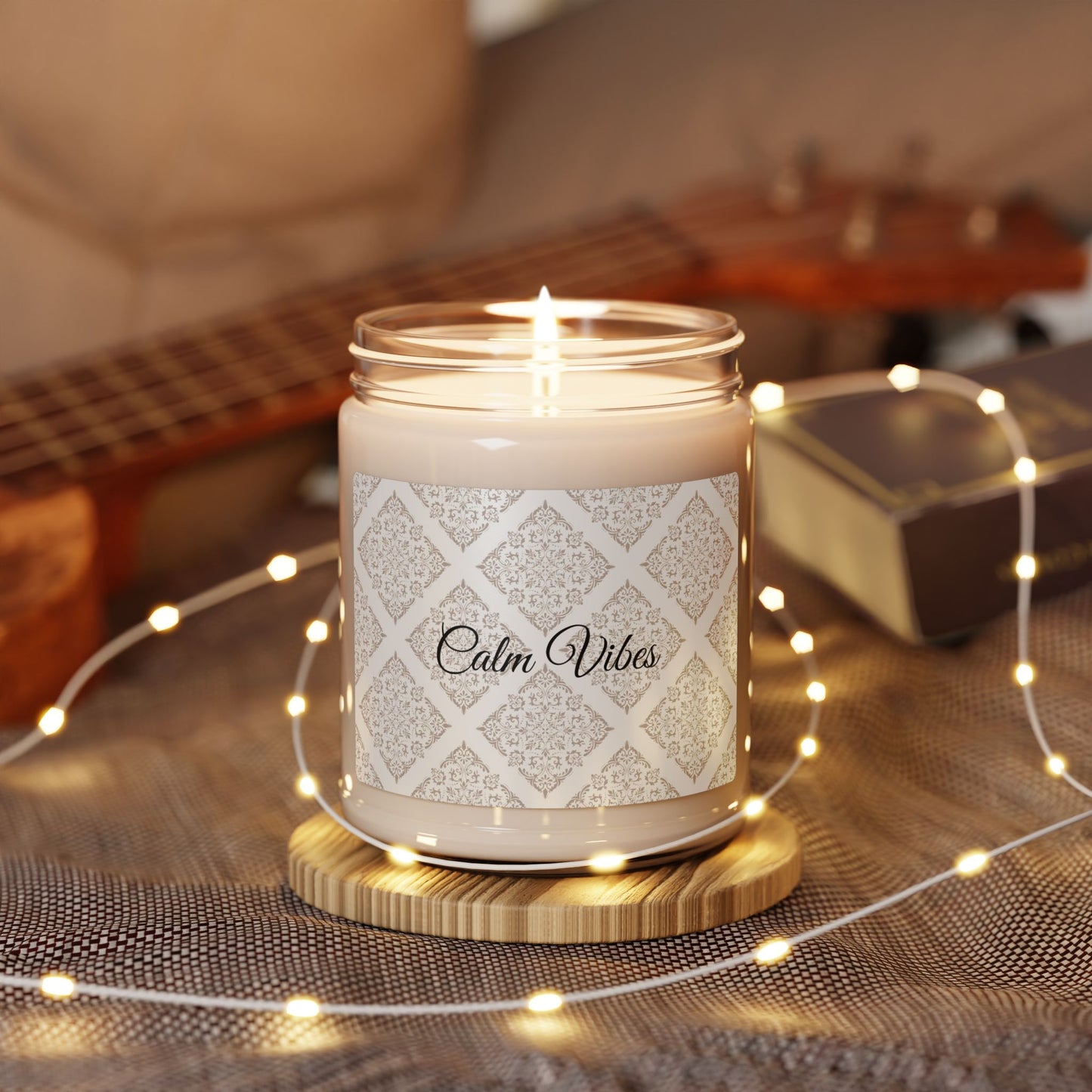 Calm Vibes Scented Soy Candle  (Choose your scent)- Relaxing Home Fragrance - Perfect Gift for Self-Care and Special Occasions