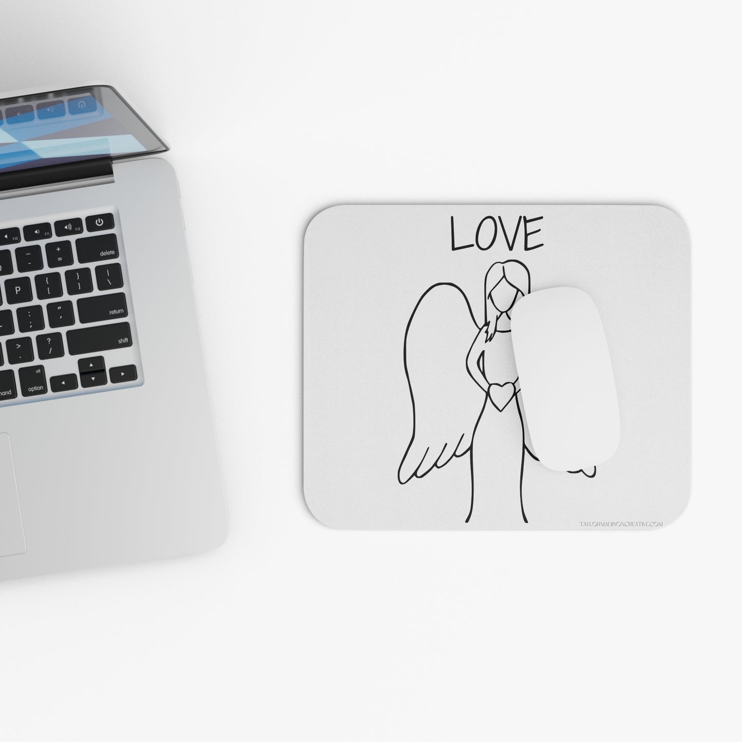 Angel Love Mouse Pad (Rectangle)