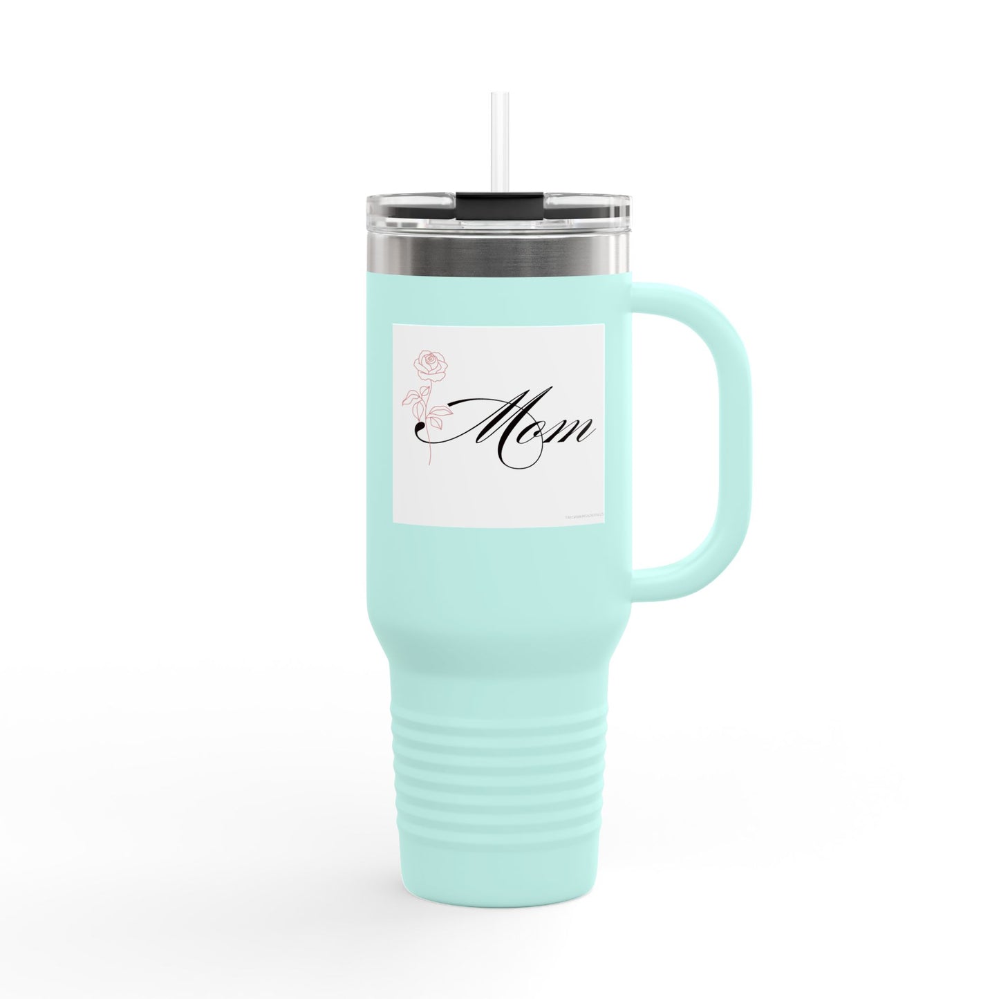 Mom/Rose Insulated Travel Mug for Mom - 40oz Stylish Drinkware