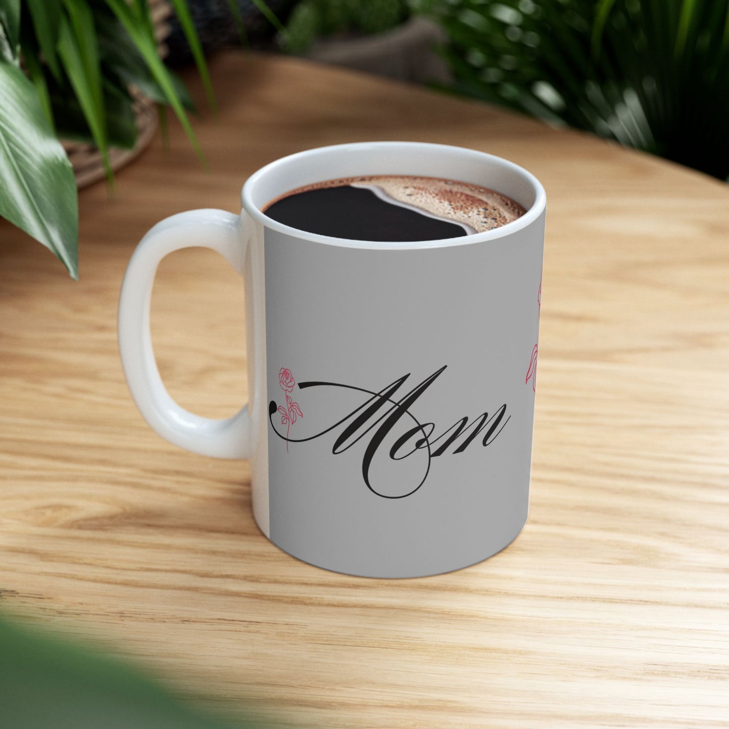 Elegant Floral Mom Mug - Mother's Day Gift