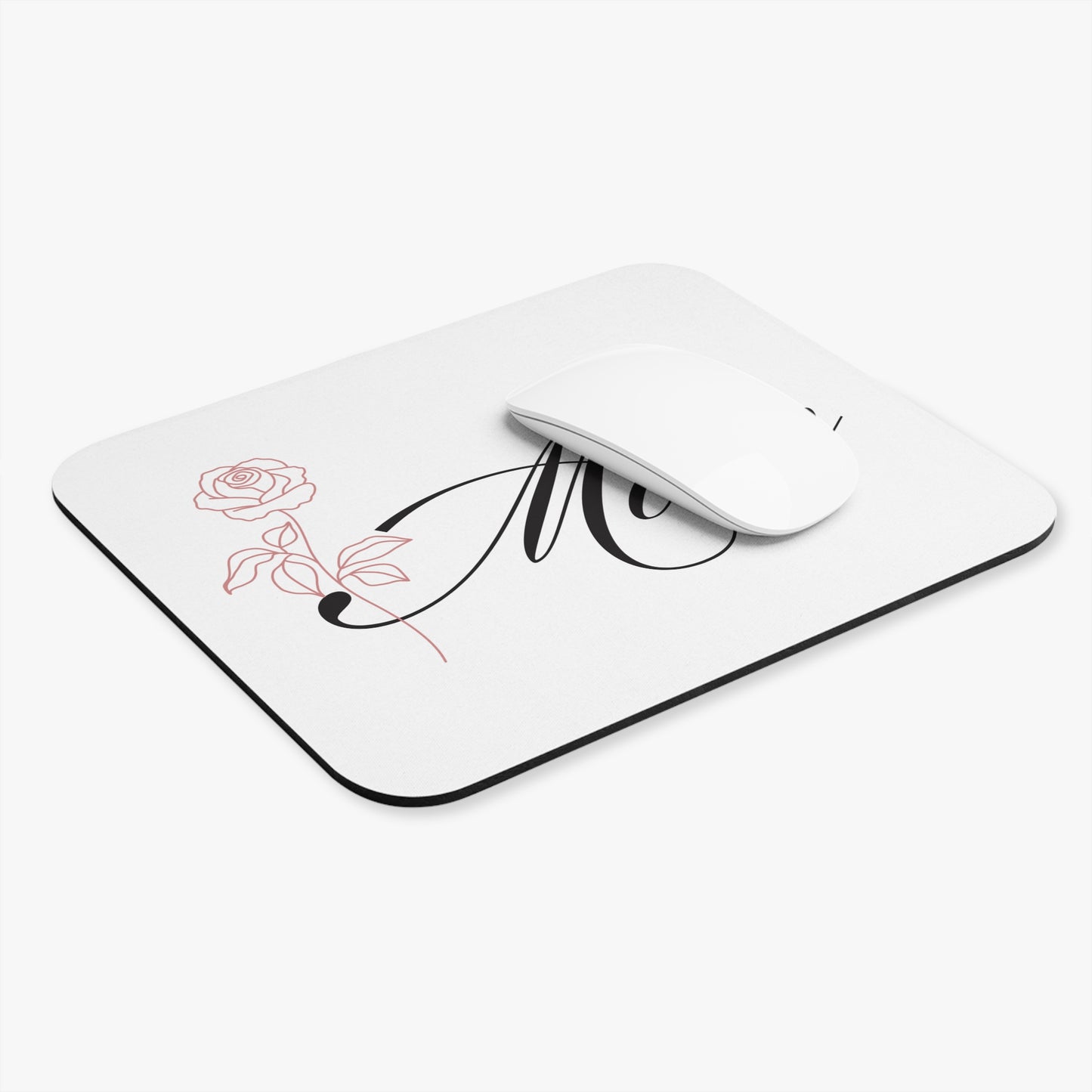 Mom/Rose Mouse Pad (Rectangle)