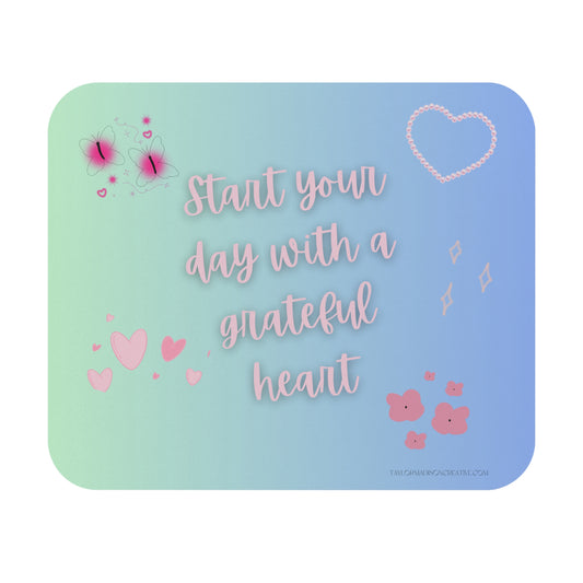 Grateful Heart Mouse Pad (Rectangle)