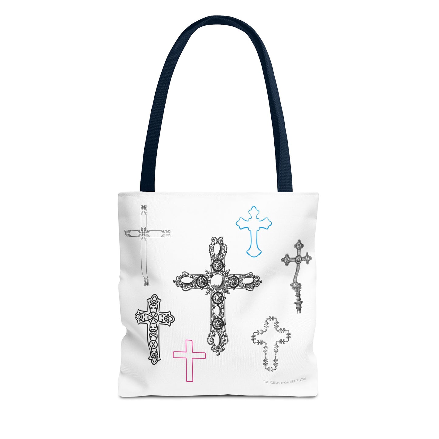 Crosses Design Tote Bag for Everyday Use