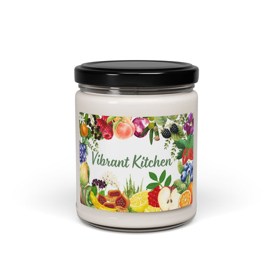 Vibrant Kitchen Scented Soy Candle (Choose your scent)- Pleasant Aromas for Home Decor