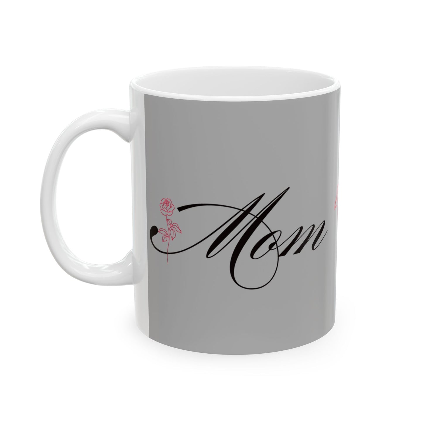 Elegant Floral Mom Mug - Mother's Day Gift