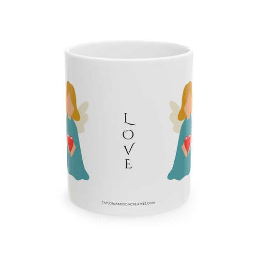 Love Themed Ceramic Mug - 11oz