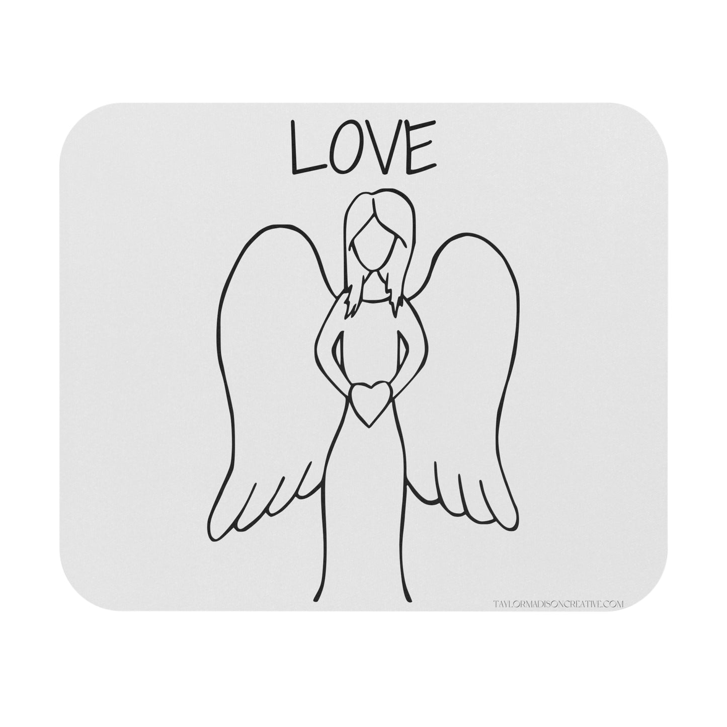 Angel Love Mouse Pad (Rectangle)