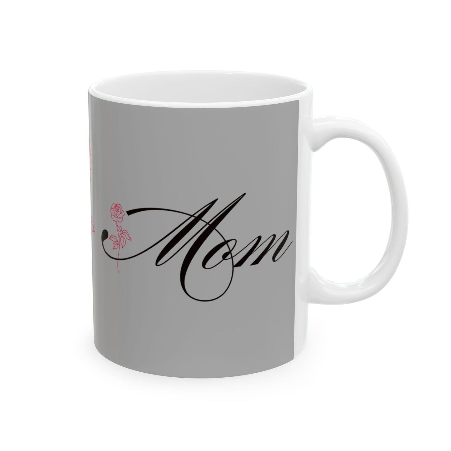 Elegant Floral Mom Mug - Mother's Day Gift