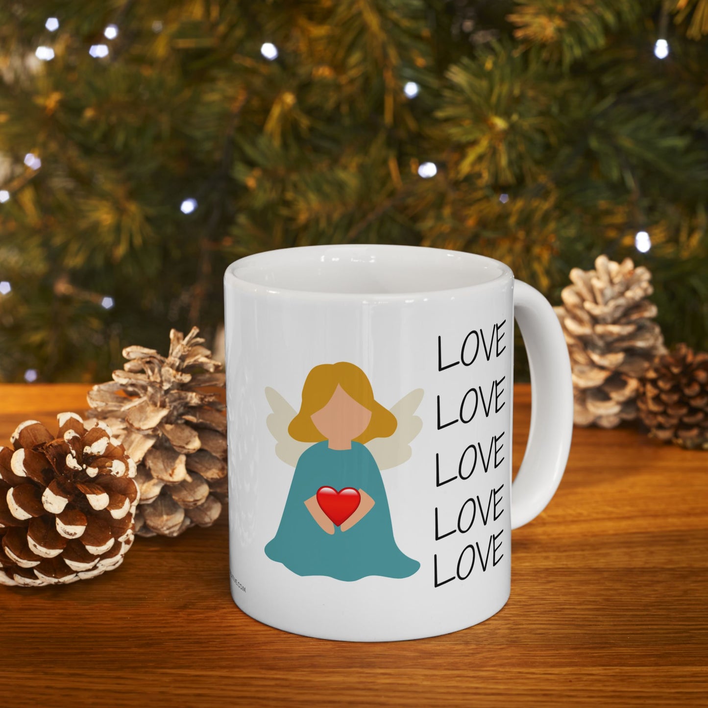 Love Themed Ceramic Mug - 11oz