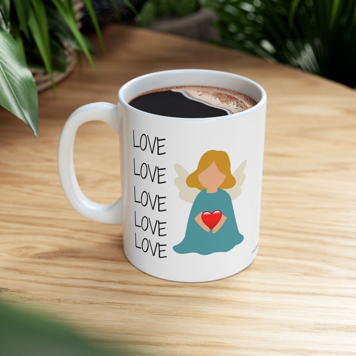 Love Themed Ceramic Mug - 11oz
