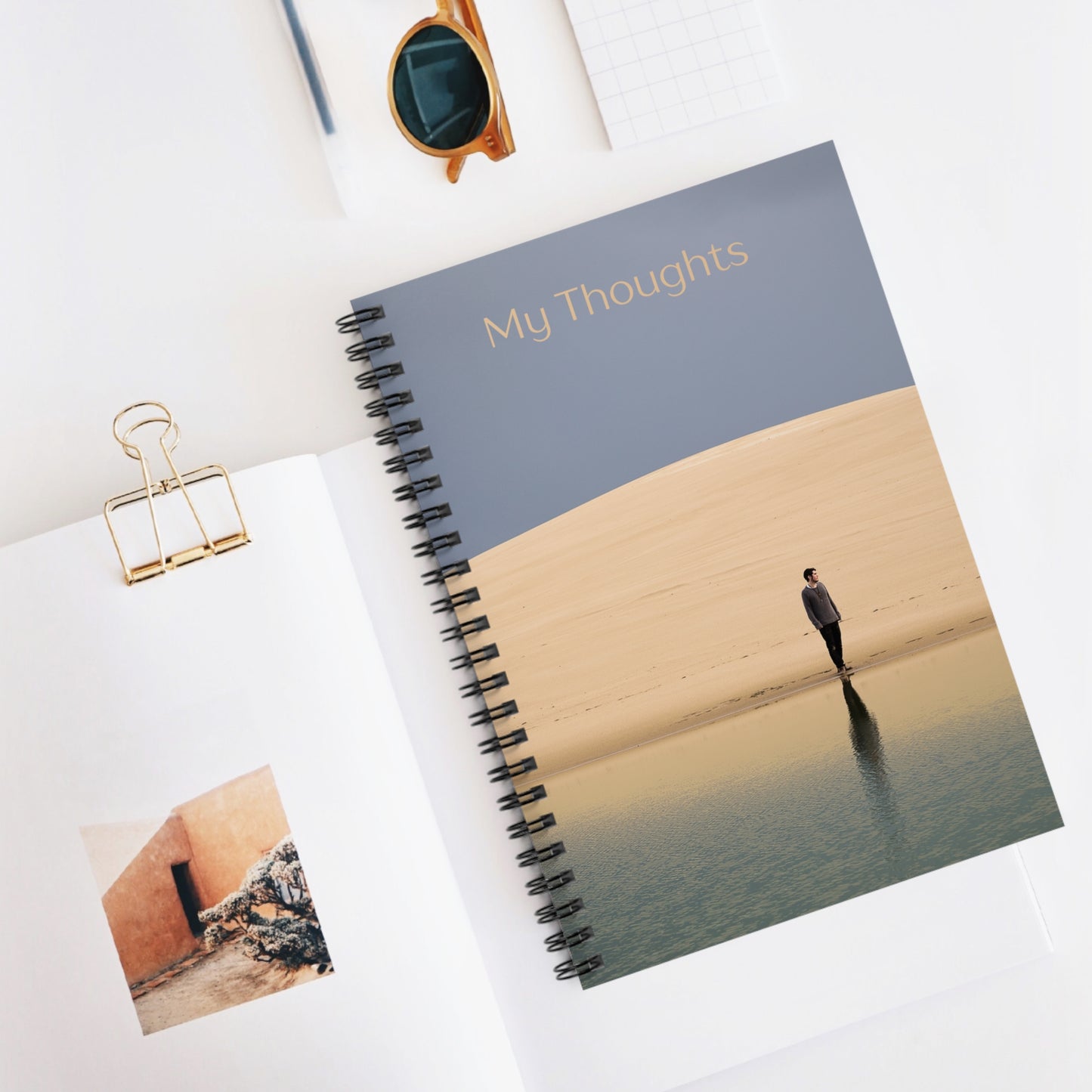 My Thoughts Spiral Notebook Journal - Inspiring Journal for Reflection and Creativity