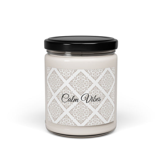 Calm Vibes Scented Soy Candle  (Choose your scent)- Relaxing Home Fragrance - Perfect Gift for Self-Care and Special Occasions