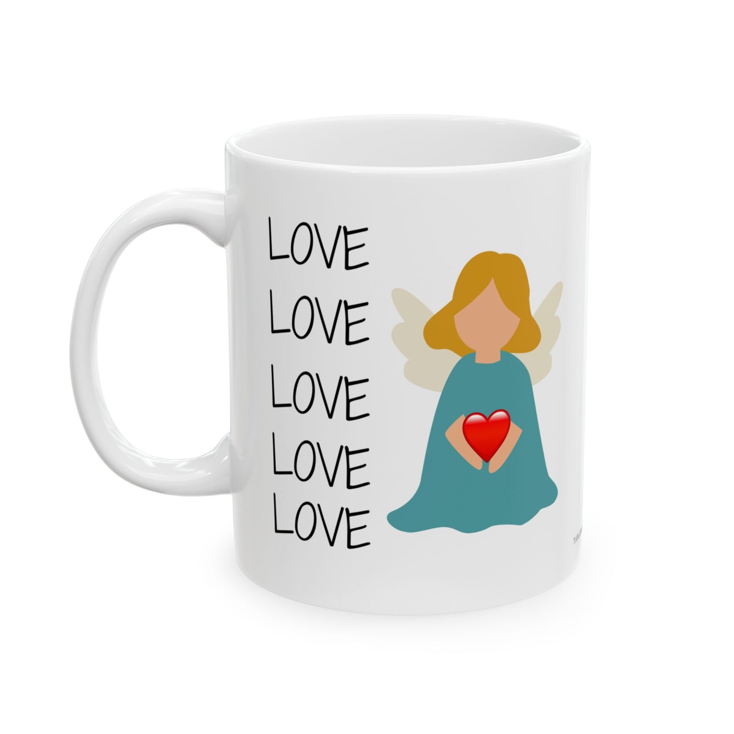 Love Themed Ceramic Mug - 11oz