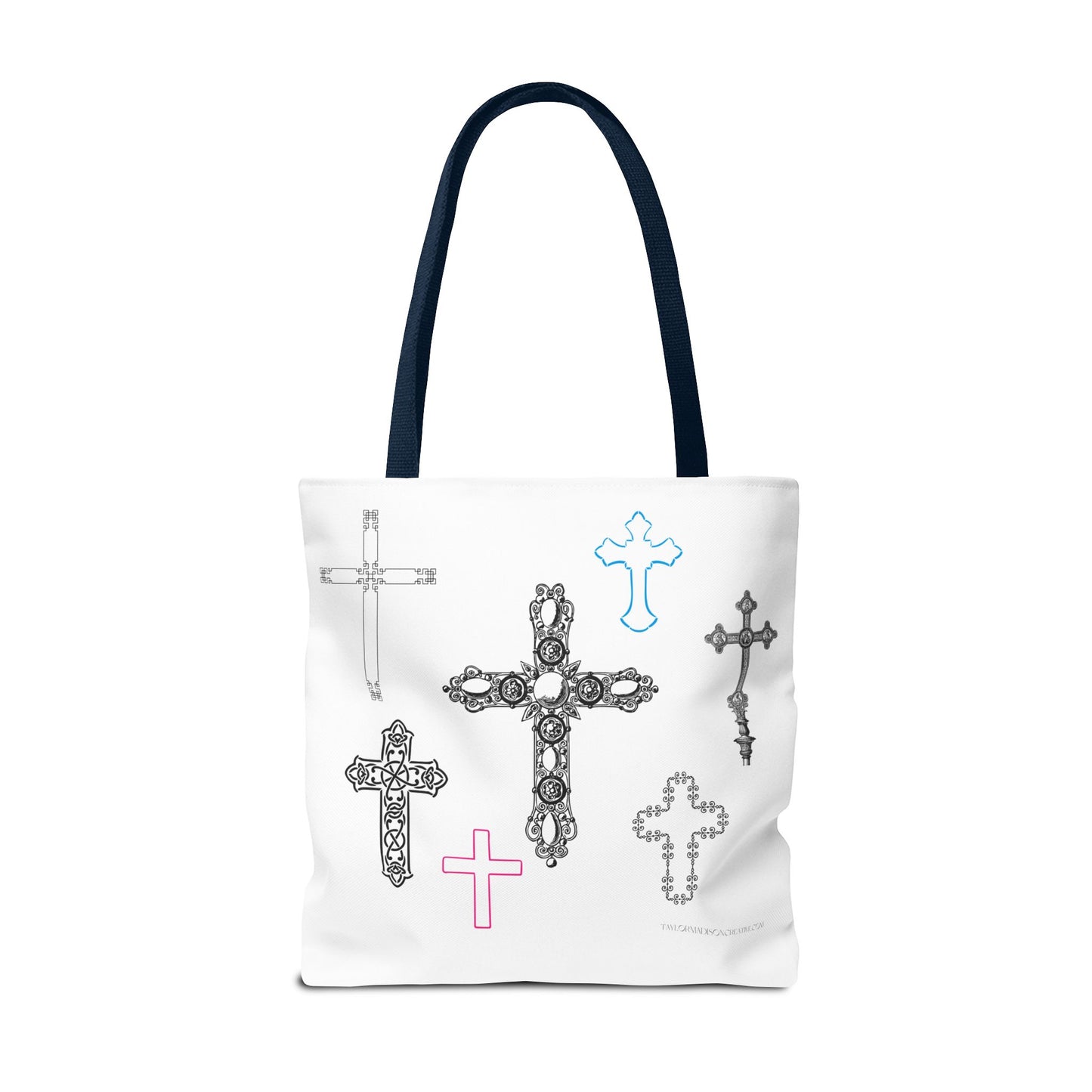 Crosses Design Tote Bag for Everyday Use